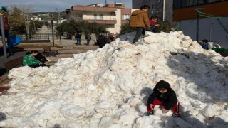 Belediye, Çocukların Kar Hasretini Bitirdi
