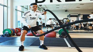 Beşiktaş, salonda çalıştı