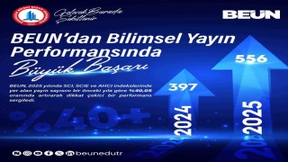 BEUNdan bilimsel yayın performansında büyük başarı