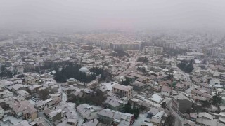 Beyaza sürünen Eskişehirde kar bereketi