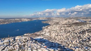 Beykoz Kavacık sabaha beyaz örtüyle uyandı