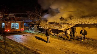 Bilecikte baca yangını korkuttu