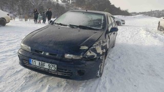 Bilecikte kontrolden çıkan otomobil kazaya sebep oldu: 1 yaralı