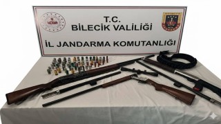 Bilecikte ruhsatsız av tüfeklerine 24 bin 585 TL ceza