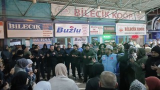 Bilecikte umreciler kutsal topraklara uğurlandı