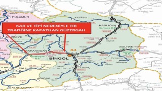 Bingöl-Elazığ karakolu tır trafiğine kapatıldı