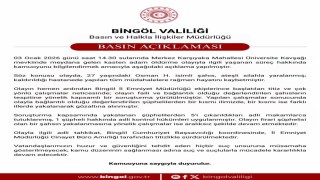 Bingöldeki cinayette 5 tutuklama