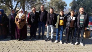 Bozdoğanda askerler Kuran-ı Kerim ve Türk Bayrağı ile uğurlandı