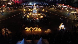 Bursa Yeni Yıl Meydanında yılbaşı coşkusu