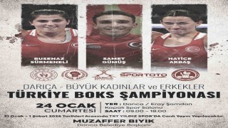 Büyük Kadınlar ve Erkekler Türkiye Boks Şampiyonası Darıcada yapılacak