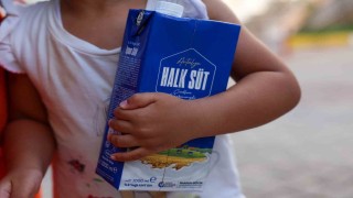 Büyükşehirden çocuklara 773 bin 400 litre süt desteği