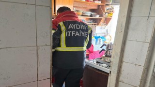 Çamaşır makinesinden çıkan yangın panikletti