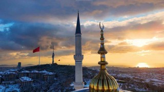 Çamlıcada mest eden gün batımı