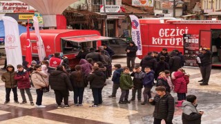 Çanakkale Savaşları Mobil Müzesi Sındırgıda yoğun ilgi gördü