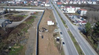 Çarşambada içme suyu hattı yenileme çalışması