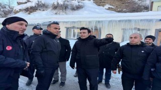 Çatakta çığ afeti sonrası saha incelemesi yapıldı
