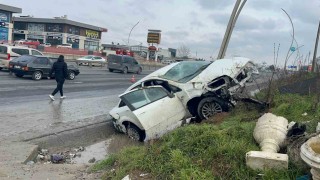 Çerkezköyde feci kaza: 3 yaralı