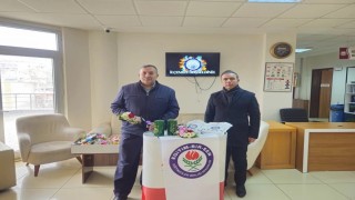 Çermike atanan öğretmenlere çiçekli karşılama
