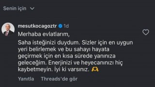 Çocukların videolu halı saha çağrısına Başkan Kocagözden yeşil ışık