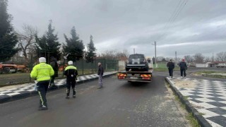 Çorluda abart egzozlu otomobile ceza kesildi
