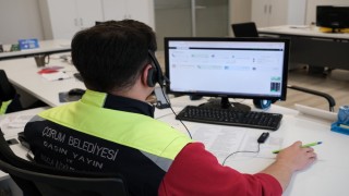 Çorum Belediyesi 1 yılda 164 bin çağrı cevap verdi