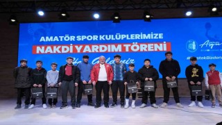 Çorum Belediyesinden amatör spor kulüplerine 3 milyon liralık nakdi yardım