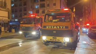 Çorumda halı yıkama merkezinde yangın
