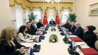 Cumhurbaşkanı Erdoğan, Balkan Barış Platformu üyelerini kabul etti