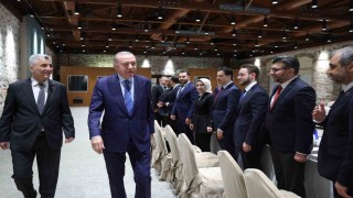 Cumhurbaşkanı Erdoğan, iş adamları heyetini kabul etti