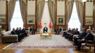 Cumhurbaşkanı Erdoğan, Özbekistan heyetini kabul etti