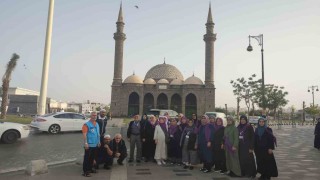 Denizli umre kafilesi Medinede manevi dolu bir gün yaşadı