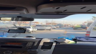 Denizlide duyarlı sürücülerin fermuar sistemi ile yol verdiği anlar kamerada