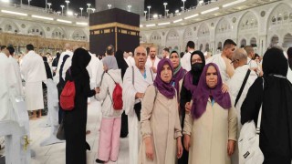 Denizlili umreciler Mekkede ilk umre ibadeti gerçekleştirildi