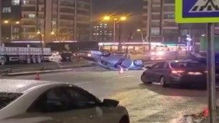 Diyarbakırda otomobil takla attı: 1 yaralı