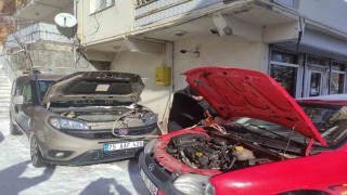 Dondurucu soğuklar araçları çalıştırmadı