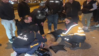 Dönüş yasağı olan yerden dönen otomobil motosikletle çarpıştı: 1 yaralı