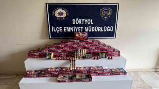 Dörtyolda; maytap, havai fişek, meşale satışı yapanlar denetlendi