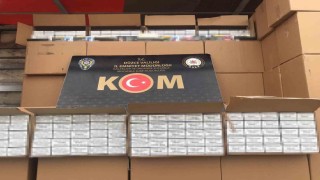 Düzcede 1 milyon 288 bin 920 adet makaron ele geçirildi