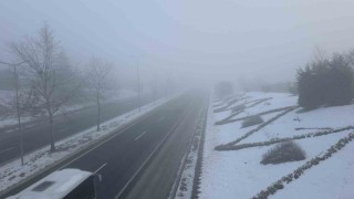 Düzcede sis ve soğuk hava etkili oluyor