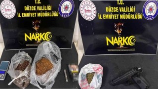 Düzcede uyuşturucu operasyonunda 2 tutuklama