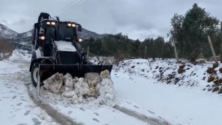 Düziçi’nde Kar Sürücüleri Zorladı