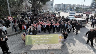 Edremitte Geleneksel Zeytin Hasat Sonu Meci Şenliği coşkuyla başladı