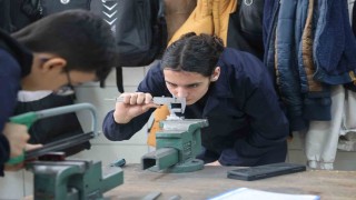Eğitimle üretimin birleştiği okul 12 milyon ciroya ulaştı