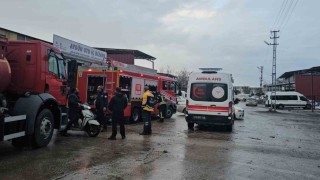 Elazığ Sanayi Sitesinde korkutan yangın