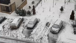 Elazığda kar yağışı aralıklarla sürüyor