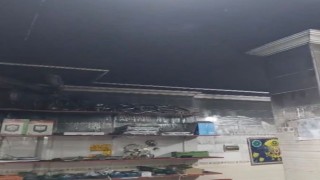 Elektrikçi dükkanında çıkan yangın söndürüldü