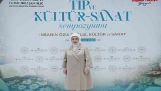 Emine Erdoğan, Tıp ve Kültür-Sanat Sempozyumunda konuştu: