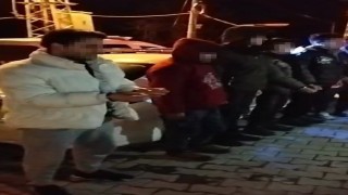 Erbaada durdurulan cipte 5 kaçak göçmen yakalandı