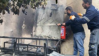 Erdemlide ev yangını büyümeden söndürüldü