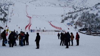 Erzincan Ergan Kayak Merkezinde sömestir yoğunluğu
